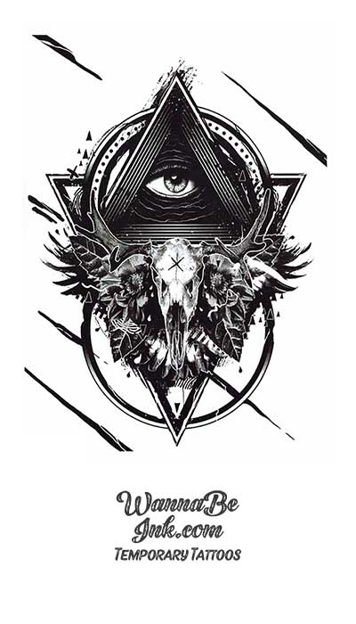 95+ Illuminati All Seeing Eye Tattoo Meaning & Designs For Men (2024)